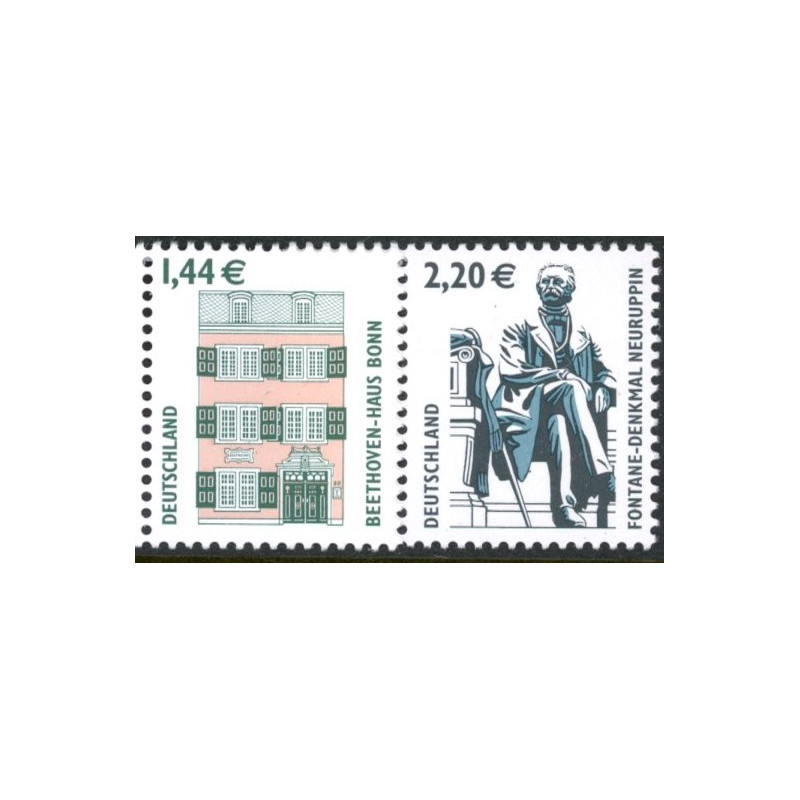 Vesttyskland. 2003.Seværdigheder. AFA nr. 3233-34 **            (o)
