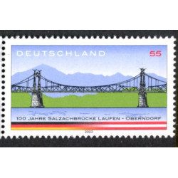 Vesttyskland. 2003. Postkode og Salzachbroen. AFA nr. 3269-70 **        (o)