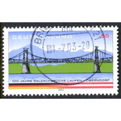 Vesttyskland. 2003. Postkode og Salzachbroen. AFA nr. 3269-70 **        (o)