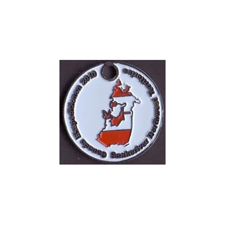 Vognpolet/coincart "Canada Ekspeditionen 2010 " 20kr./2€ str.