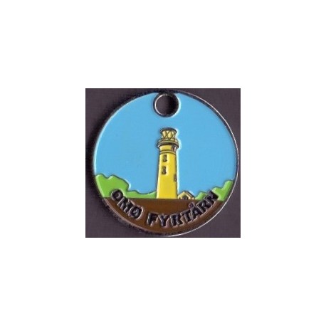 Vognpolet/coincart "Omø Fyrtårn" 20kr./2€ str.