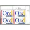 1992. Ordblindesagen 50 år.  AFA nr. 1025x postfrisk           Stemplet FDC