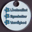 Vognpolet/coincart "LEV" 10kr./1€ str.