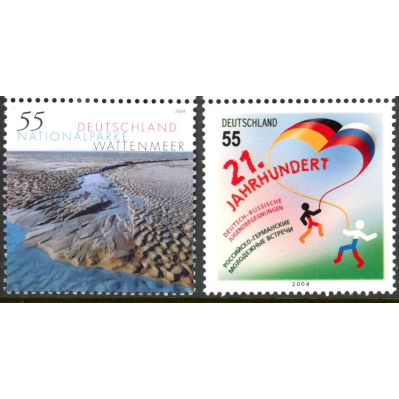 Tyskland. 2004. Dyrepark og ungdomstræf. AFA nr. 3331-32 **  (o)