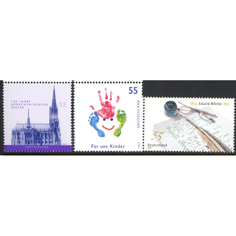 Tyskland. 2004. Speyer, for Børnene og Mörike. AFA nr. 3338-40 **                          (o)