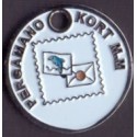 Vognpolet/coincart "Pergamano kort" 10kr./1€ str.