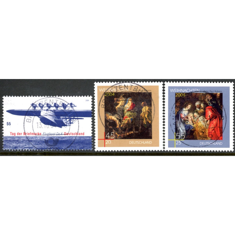 Tyskland. 2004. Frimærkets dag, og julefrimærker. AFA nr. 3349-51  **                       (o)