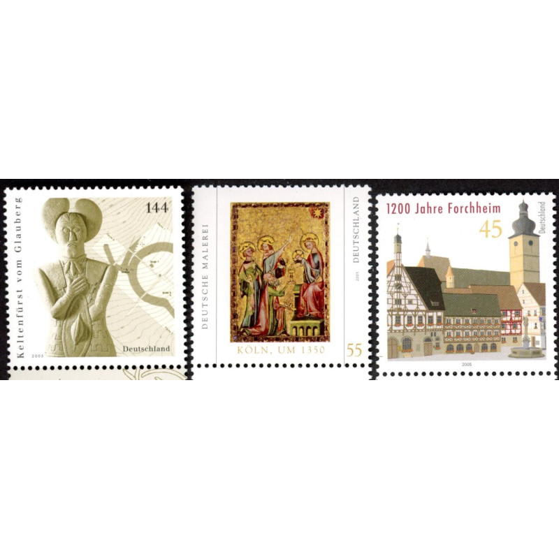Tyskland. 2005. Arkæologi, malerier og Forchheim. AFA nr. 3357-59 **                     (o)