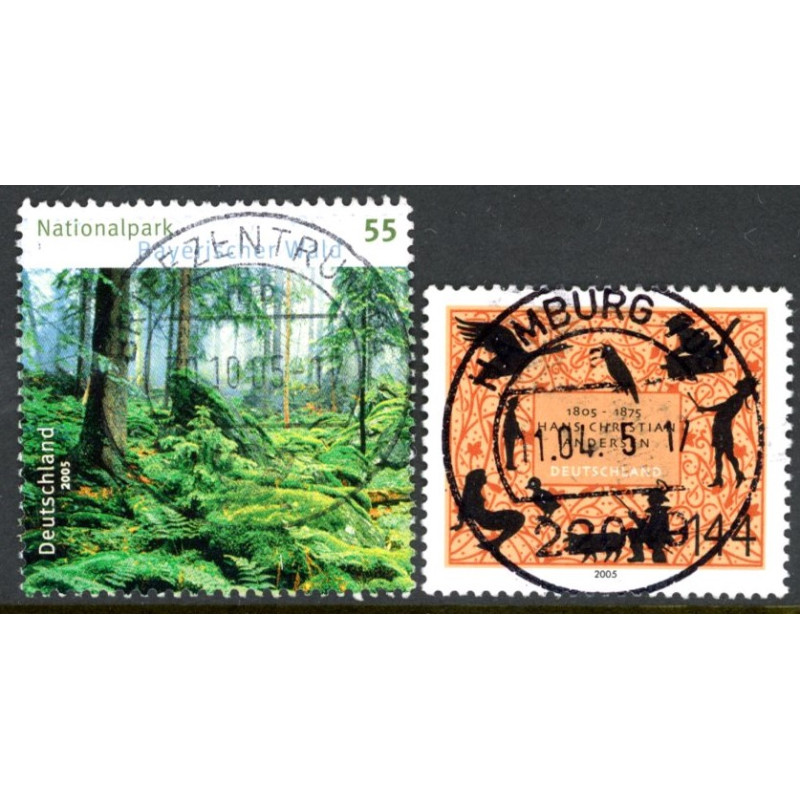 Tyskland. 2005. Nationalpark og H.C. Andersen. AFA nr. 3372-73 **           (o)