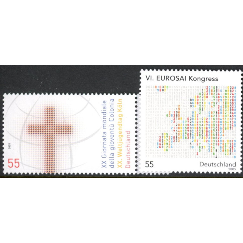 Tyskland. 2005. Ungdomsdag og EUROSAL. AFA nr. 3388-89 **        (o)