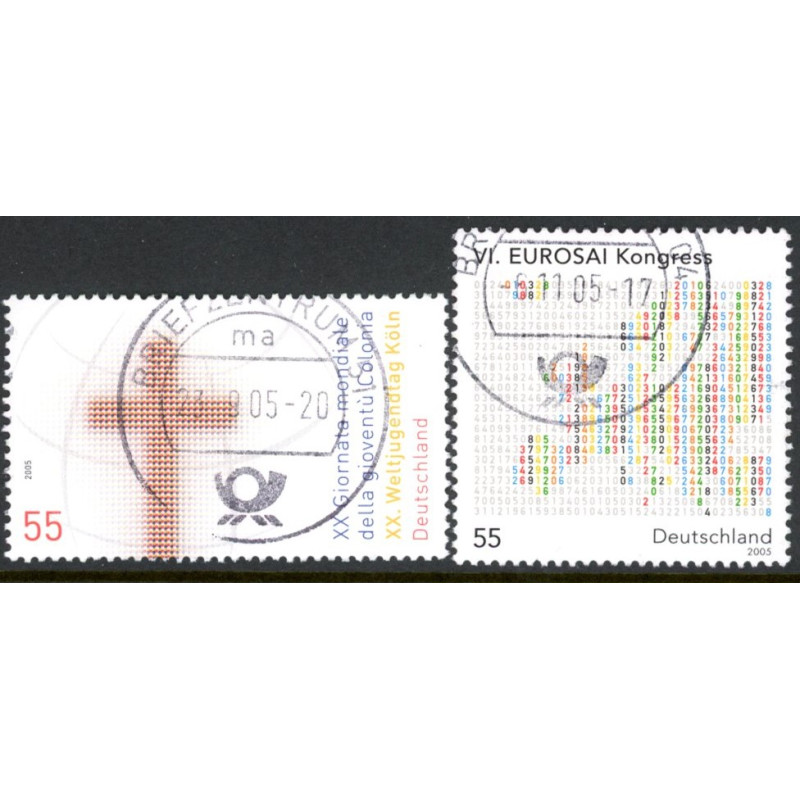 Tyskland. 2005. Ungdomsdag og EUROSAL. AFA nr. 3388-89 **        (o)