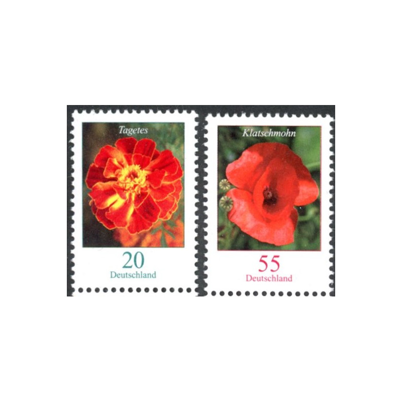 Tyskland. 2005. Blomster. AFA nr. 3390-91 **        (o)
