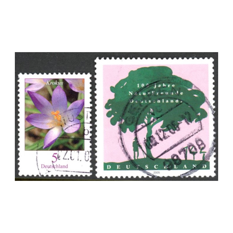 Tyskland. 2005. Blomst og Naturvenner. AFA nr. 3396-97 **        (o)