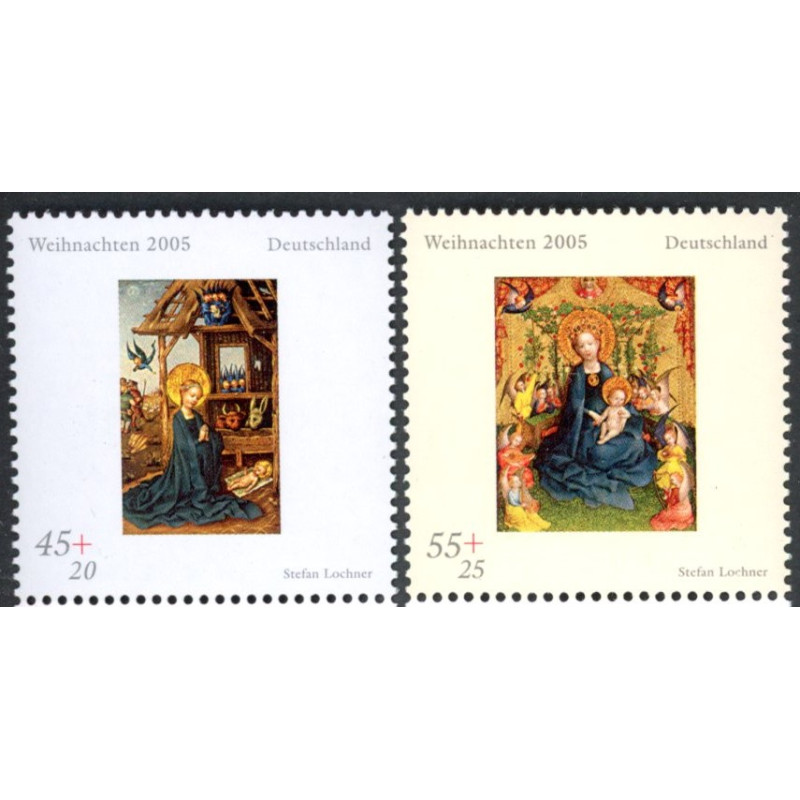 Tyskland. 2005. Julefrimærker. AFA nr. 3408-09 **              (o)