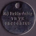 Vognpolet/coincart "MJ Beklædning" 10kr./1€ str.