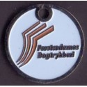 Vognpolet/coincart "Forstædernes bogtrykkeri" 10kr./1€ str.