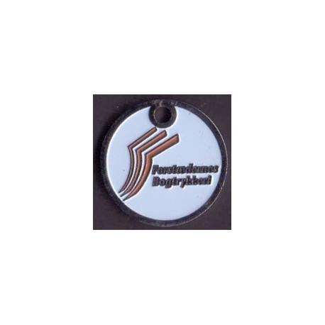 Vognpolet/coincart "Forstædernes bogtrykkeri" 10kr./1€ str.