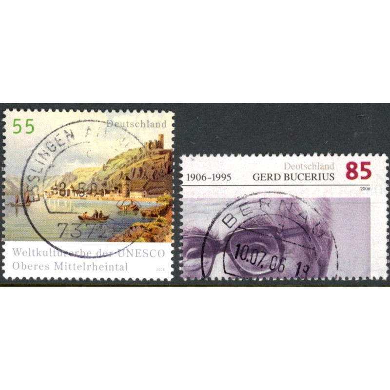 Tyskland. 2006. Kulturarv og Gerd Bucerius. AFA nr. 3446-47 **         (o)