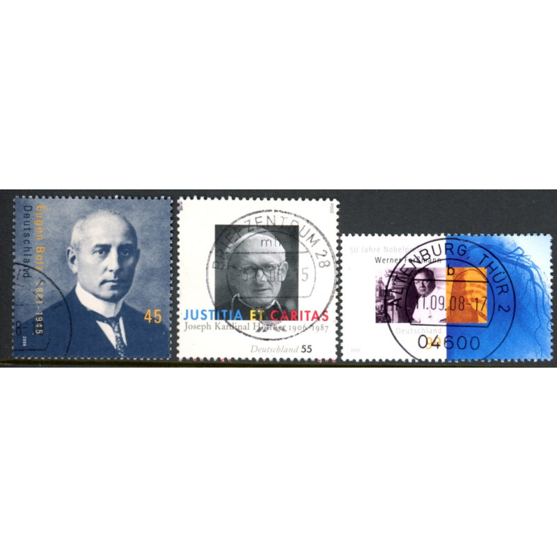 Tyskland. 2006. Bolz, Höffner, og Fossmann. AFA nr. 3479-81 **   (o)
