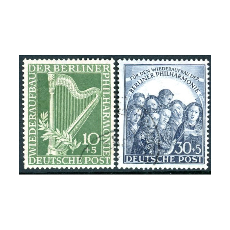 Berlin. 1950. Berliner Philarmoniker. AFA nr. 72-73 ** (o)