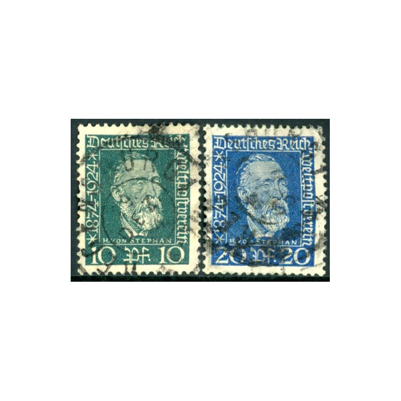 Rige. 1924. Verdenspostforeningen. AFA nr. 368-69 **   st. used reich