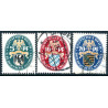 Rige. 1925. Nødhjælp. AFA nr. 375-77 **   stemplet