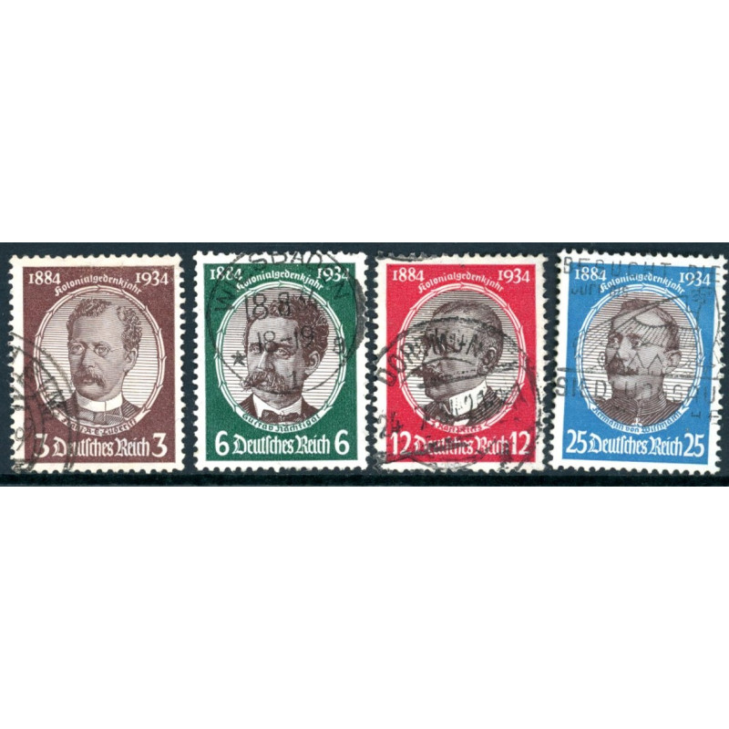 Rige. 1934. Kolonijubilæum. AFA nr. 535-38 **   stemplet (o)
