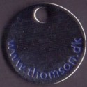 Vognpolet/coincart "www.thomson.dk" 10kr./1€ str.