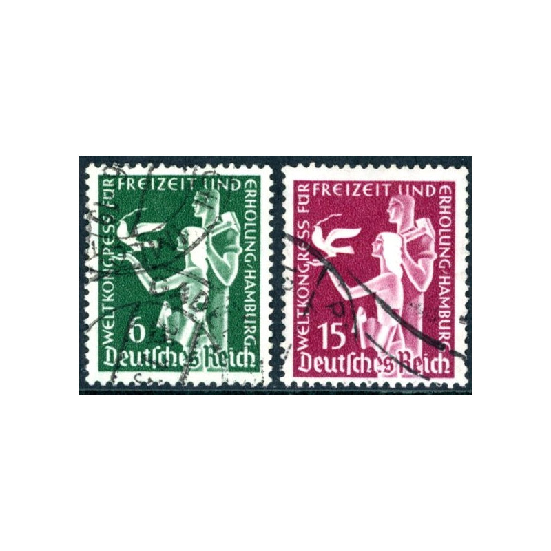 Rige. 1936. Brune bånd, miniark. AFA nr. 616 **  stemplet (o)
