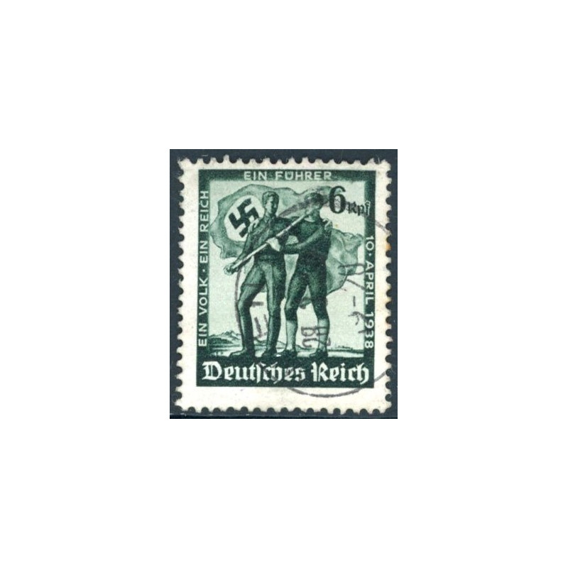 Rige. 1938. Østrigs indlemmelse (2 typer). AFA nr. 657-58 **  stemplet (o)
