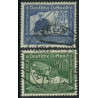 Rige. 1938. Zeppelins 100-års jubilæum. AFA nr. 664-65 **  stemplet (o)