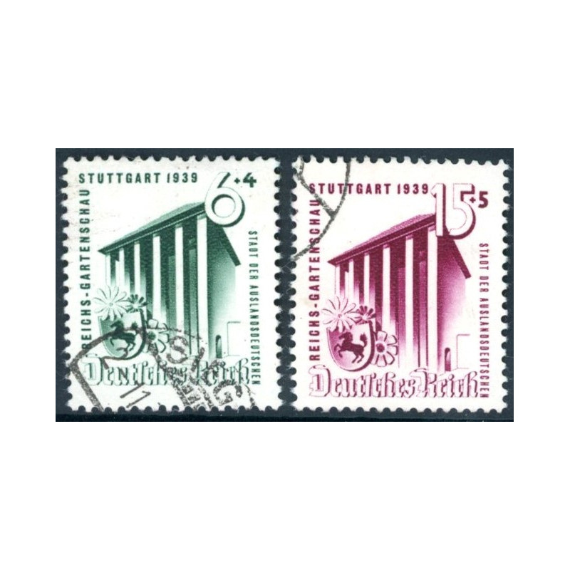 Rige. 1939. Haveudstilling. AFA nr. 687-88 **   stemplet (o)