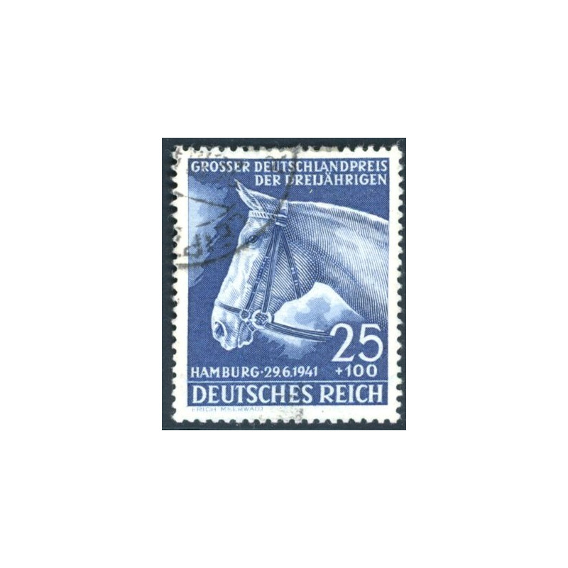 Rige. 1941. Hamburg Derby & Brune Bånd. AFA nr. 774-75 **        st. used