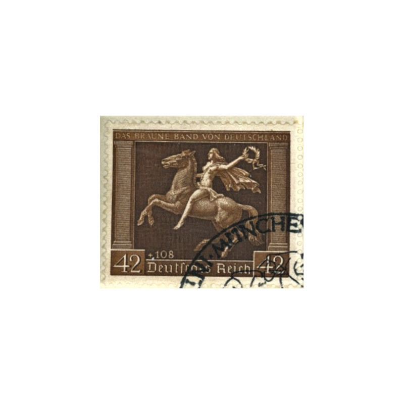 Rige. 1938. Brune bånd. AFA nr. 666 **  stemplet (o)