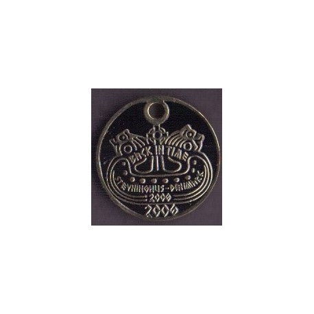 Vognpolet/coincart "Back in Time " 10kr./1€ str. 2 stk i "Guld & Sølv "