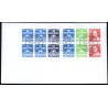 1990. FDC med hæftesammentryk HS14-15  (dobbelt)
