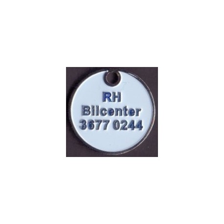 Vognpolet/coincart "RH Bilcenter" 10kr./1€ str.