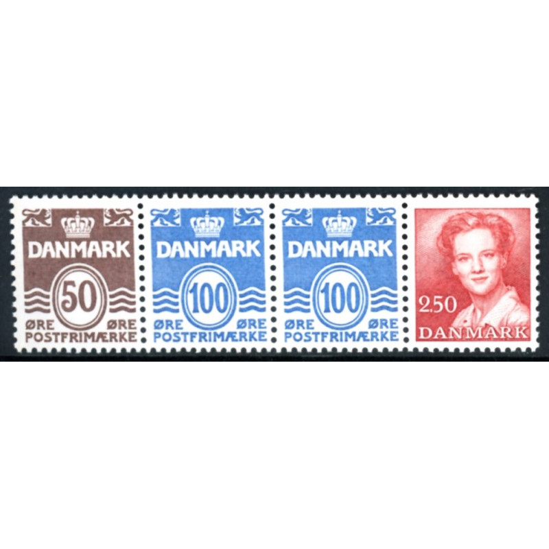Hæftesammentryk. AFA nr. HS 6 **, postfrisk, stemplet FDC
