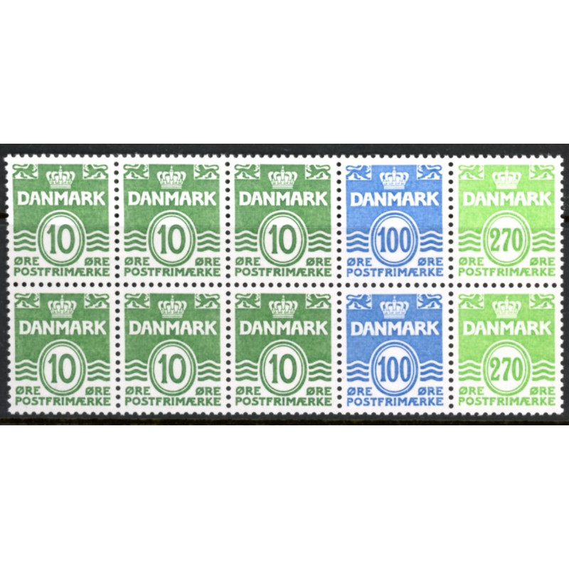 Hæftesammentryk. AFA nr. HS 11 **, postfrisk, stemplet FDC