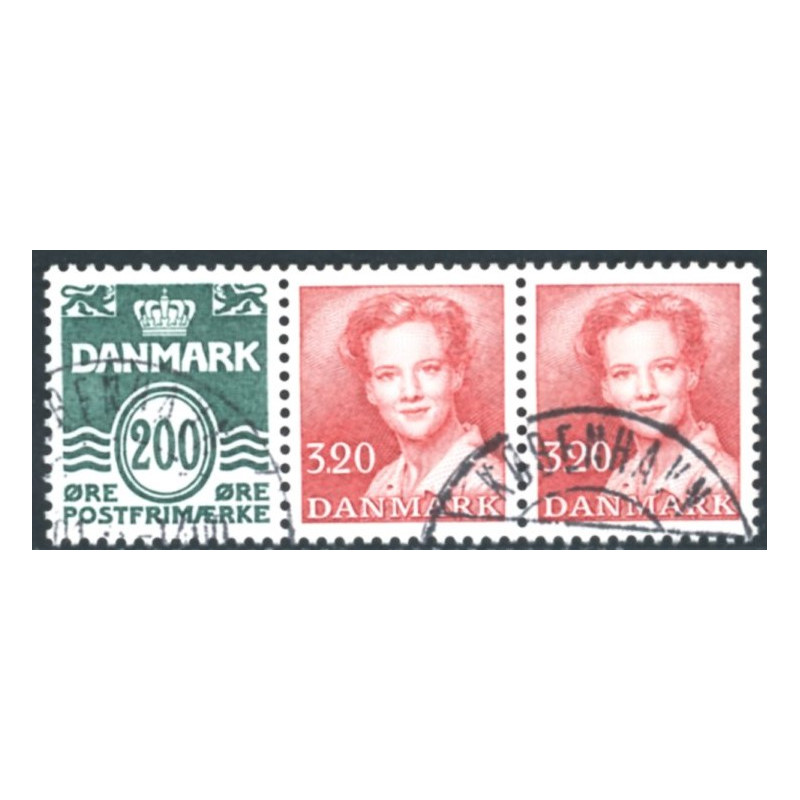 Hæftesammentryk. AFA nr. HS 13 **, postfrisk, stemplet FDC