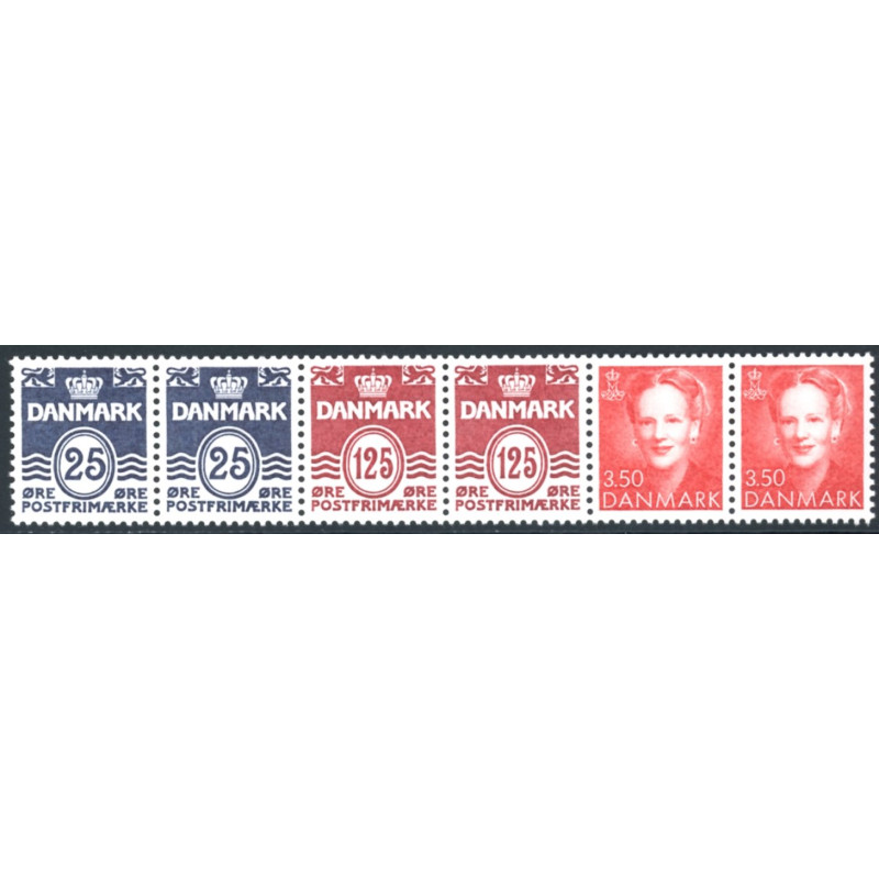 Hæftesammentryk. AFA nr. HS 16 **, postfrisk, stemplet FDC