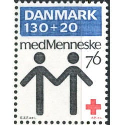 1976. Dansk Røde Kors. AFA nr. 612x ** (o) stemplet FDC