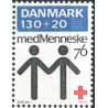1976. Dansk Røde Kors. AFA nr. 612x ** (o) stemplet FDC