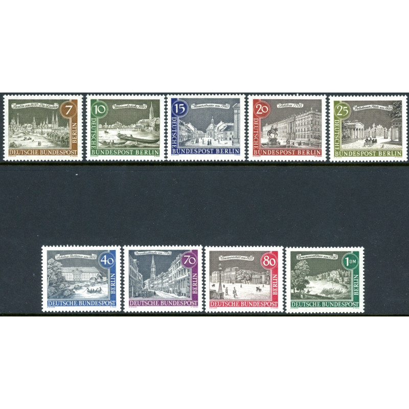 Berlin. 1962-63. Det gamle Berlin. AFA nr. 216-24 **    (o)