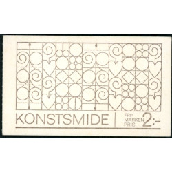 Sverige. 1970. Kunsthåndværk, hæfte/blok, AFA nr. 673Co-676 **   postfrisk stemplet FDC st,