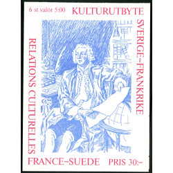 Sverige. 1994. Svensk-Fransk kultur. AFA nr. 1741-46 postfrisk sammentryk Stemplet hæfte FDC parstykkke SWEDEN **/o