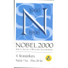 Sverige 2000. Nobelpristagere. AFA 2128-29, postfrisk parstykke stemplet  hæfte FDC parstykkke