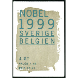 Sverige 1999. Nobelpristager. AFA nr. 2069-70 postfrisk stemplet  hæfte FDC parstykkke