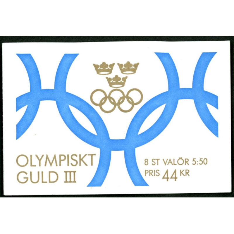 Sverige. 1992. Guldmedaljevinder. AFA nr. 1653-56 postfrisk 4-blok  Stemplet hæfte FDC parstykkke SWEDEN **/o