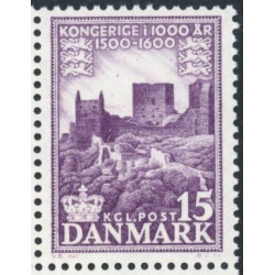 1953-56. Kongerige i 1000 år.  AFA nr. 352x ** (o) FDC